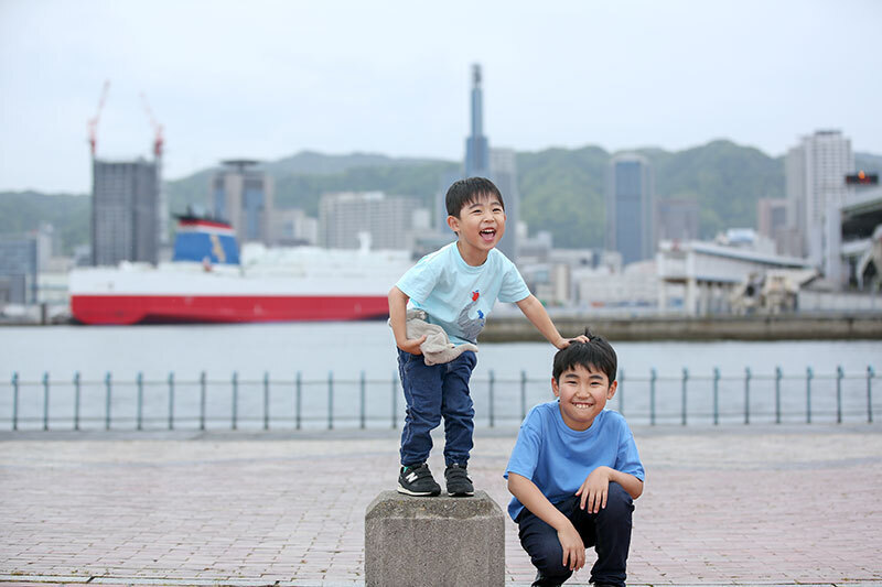 神戸市で家族写真